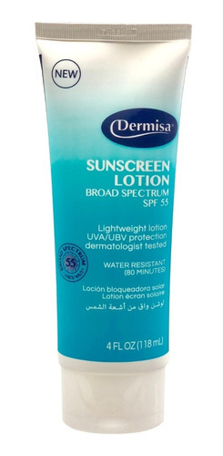 Protector Solar / Sunscreen Lotion Dermisa (118ml) 10vrds