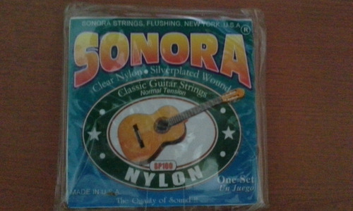 Set Cuerdas Guitarra Acústica Sonora Made In Usa Nueva