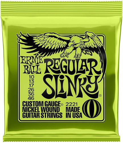 Set Cuerdas Guitarra Ernie Ball  Regular Slinky
