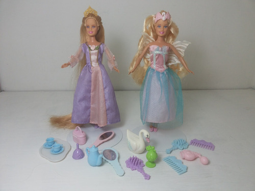 Barbie Mini Kingdom / Mini Reino Rapunzel Y Odette - $10