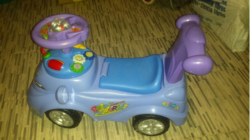 Carro De Paseo Para Niña Montable Con Sonido