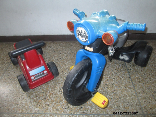 Combo De Triciclo Y Carrito Montable Pequeño