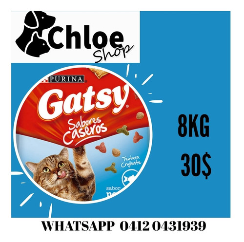 Gatarina Gatsy, Cat Chow Purina (8kg)
