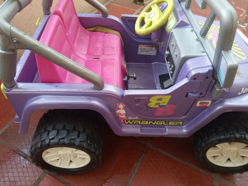 Jeep De Bateria Barbie Wrangler Fisher-price Power Wheels Us