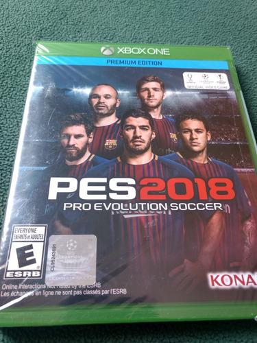 Juego Futbol Pes Pro Evolution Soccer 2018, Para Xbox One