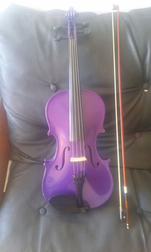 Mendini Viola De Madera Maciza Con Funda Medida 4/4