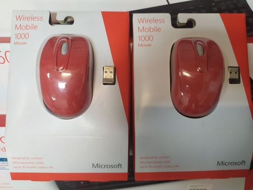 Mouse Microsoft Wireless Mobile  Nuevos En Blíster