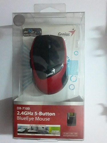 Mouse Raton Inalámbrico Genius Dxghz 5 Botones