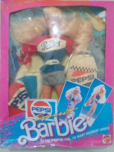 Muñeca Barbie Pepsi De Colección