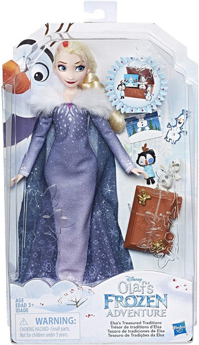 Muñeca Elsa Frozen Aventuras De Olaf (de Usa No Es China)