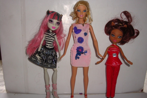 Muñeca Monster High Y Barbie Original