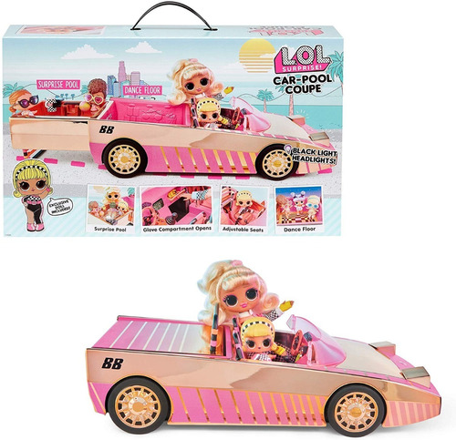 Muñecas Lol Surprise Car-pool Coupe Carro + Muñeca