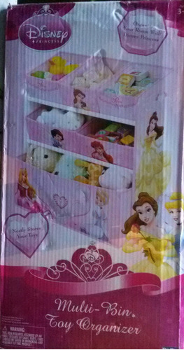 Organizador De Juguetes Para Niñas Disney Princesas Nuevo