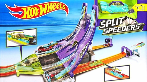 Pista Hot Wheels Split Speeders Cuchillas Extremas Oferta Ya