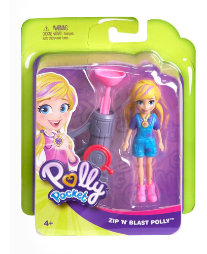 Polly Pocket Active Pose Zip 'n' Blast Zipline Adventure