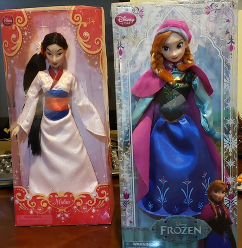 Princesas De Disney Mulan Y Elsa (frozen) 29cm