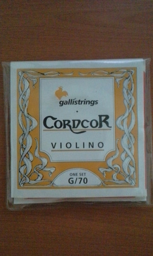 Set Cuerdas Violin Galli Original Italiana G 70 Nuevas (15v)