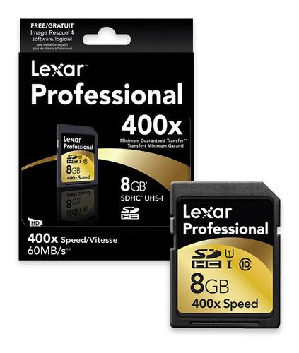 Tarjeta Memoria Sd 8gb Lexar Professional 400x