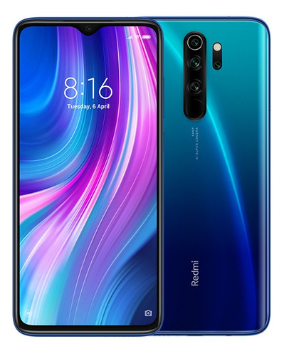 Teléfono Xiaomi Redmi Note 8 Azul Neptuno 64gb Dualsim
