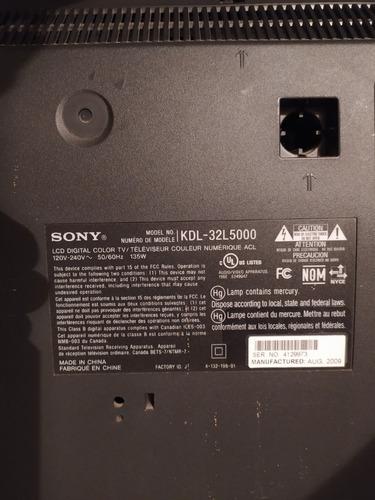 Tv Sony Kdl-32l5000 32 Pulgadas Para Reparar O Repuesto