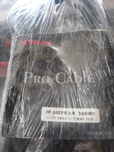 Cable Profesional Plus Jack A Plus Jack