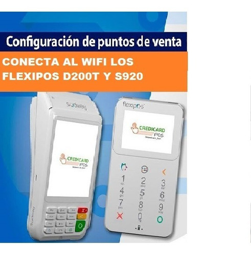 Flexipos Configuracion Para Usar Wifi (d 200t Y S920)