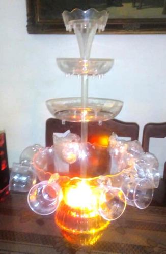 Fuente Coctelera Con Luces