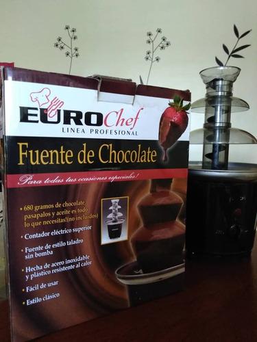 Fuente De Chocolate Euro Chef Usada