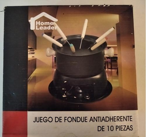 Juego De Fondue Antiadherente De 10 Piezas (20 Vrds)