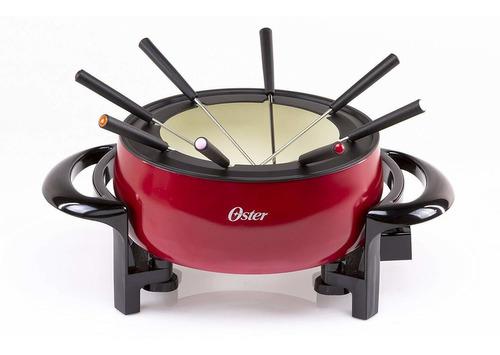 Olla Oster Titanium Fondue Duraceramic Roja Nuevo