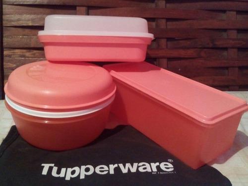 Productos Tupperware Combo Ensaladera-panera-marinador