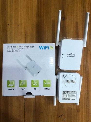 Repetidor Wifi/ Router/ Ap 2 Antenas Marca Pix-link 300 Mbps