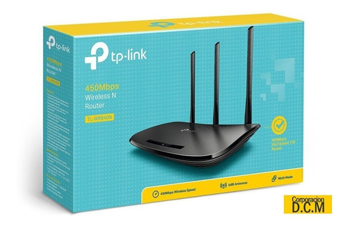 Router Inalambrico Tp-link Wr940n 3 Antenas 450mbps 940n