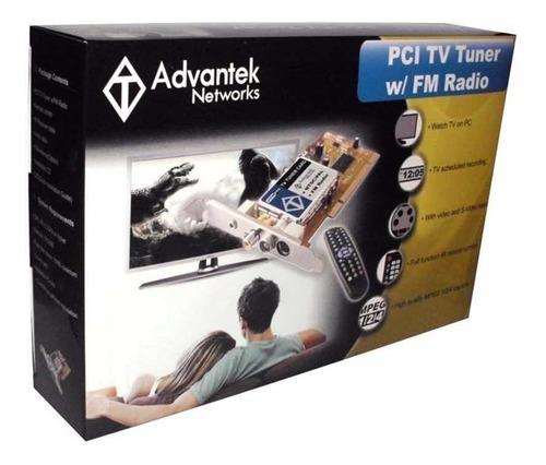 Tarjeta Advantek Pci Tv Tuner Capturadora Video Radio Fm