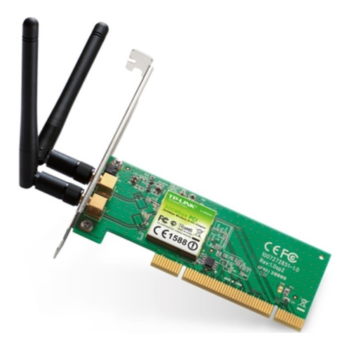 Tarjeta De Red Inalámbrica Pci Tplink 300mbps 2 Antenas