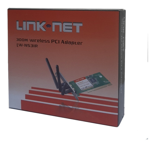 Tarjeta Red Inalambrica Wifi Pci 300 Mbps 3 Antenas