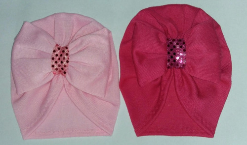 Turbantes, Gorros, Bebe Y Niñas Set De 4 Piezas