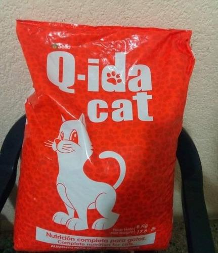 Alimento Gato Q-ida Cat Comida Por 8 Kilos Delivery Gratis