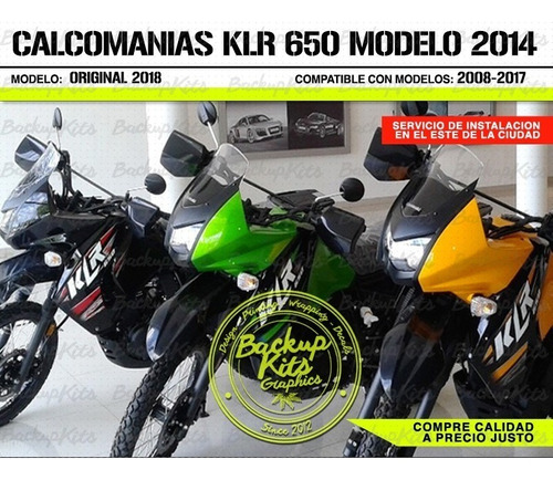 Calcomanias Klr 650 / Stickers Klr 650