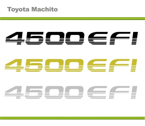 Calcomanias Toyota Machito