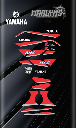 Calcomanias Yamaha Rxz 6speed Modelazo