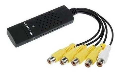 Capturadora Easycap Dvr Usb Digital 4 Canales Video 1 Audio