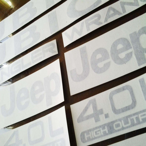 Emblemas Jeep Rubicón Rústicos Repuestos Calcomanías