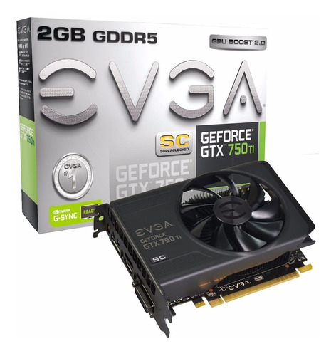 Evga Nvidia Geforce Gtx 750ti Sc 2gb Gddr5 Hasta 3 Monitores