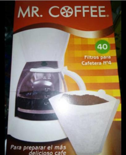 Filtro Cafetera Mr Coffee Nro 4. Mr Coffee. Filtro 4.5 Ver