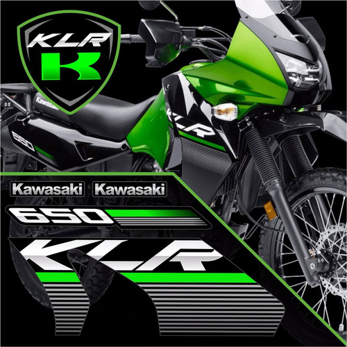 Kit Calcomanias Kawasaki Klr 