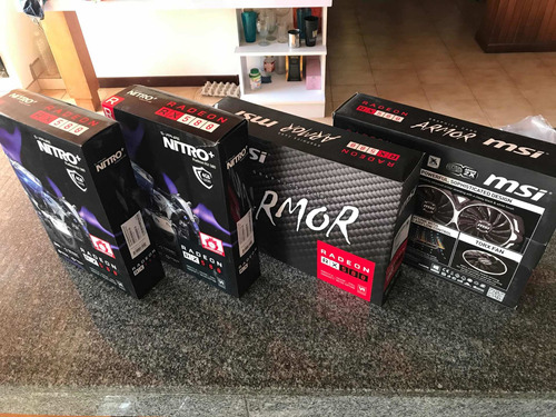 Nitro Rx 580 Radeon 4 Gigabytes Ddr 5 En Su Caja
