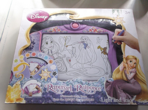 Pantalla Con Luz Para Dibujar Rapunzel