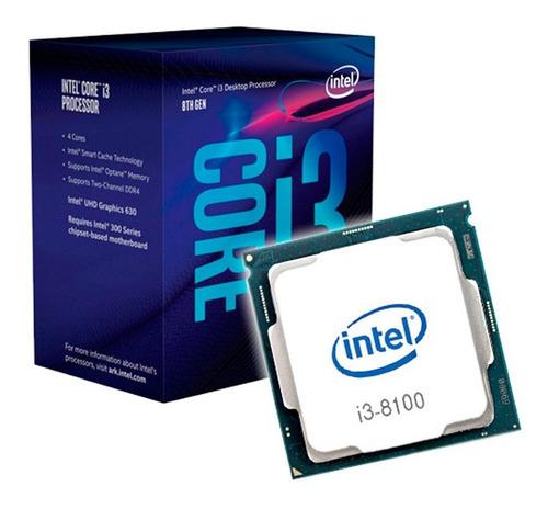 Procesador Intel Core I3-8100 Socket 1151 8va Generacion