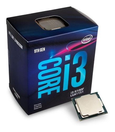 Procesador Intel I3 9100f + Tarjeta Madre Chipset H310 Matx